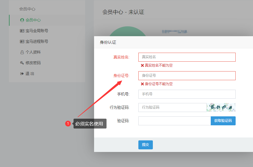 宝马IP实名认证