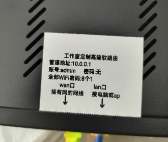 ROS软路由后台地址